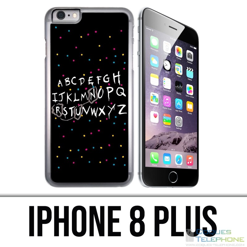 Custodia per iPhone 8 Plus - Alfabeto di Stranger Things