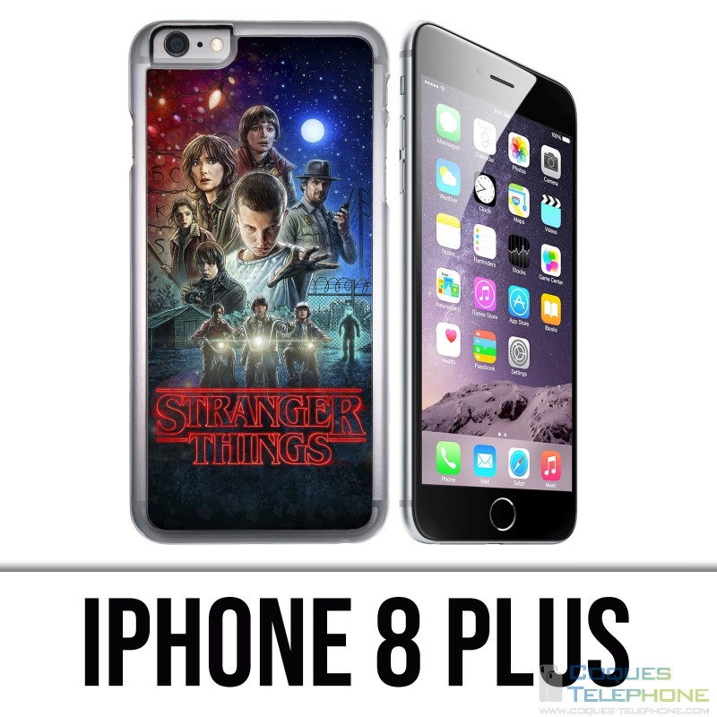 Coque iPhone 8 PLUS - Stranger Things Poster