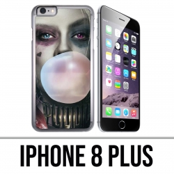 Custodia per iPhone 8 Plus - Suicide Squad Harley Quinn Bubble Gum