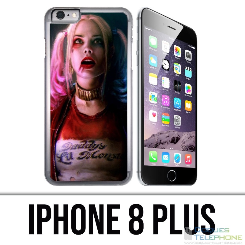 Coque iPhone 8 PLUS - Suicide Squad Harley Quinn Margot Robbie