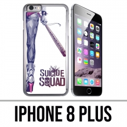 Custodia per iPhone 8 Plus - Suicide Squad Leg Harley Quinn