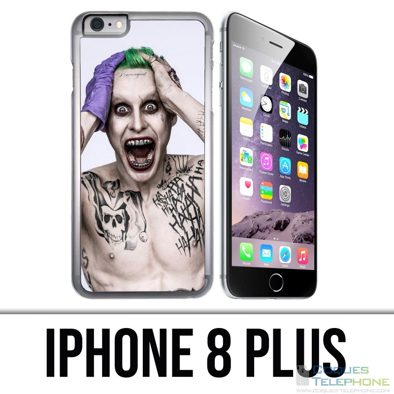 Custodia per iPhone 8 Plus - Suicide Squad Jared Leto Joker