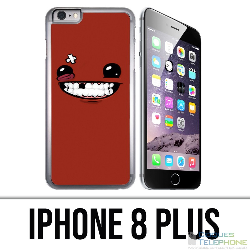 Coque iPhone 8 PLUS - Super Meat Boy