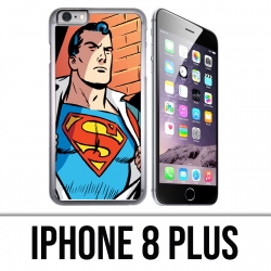 Coque iPhone 8 PLUS - Superman Comics