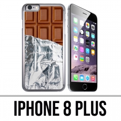 Custodia per iPhone 8 Plus - Alu Chocolate Tablet