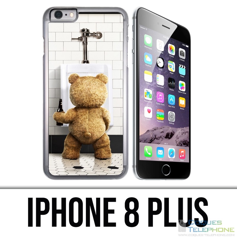 Coque iPhone 8 PLUS - Ted Toilettes