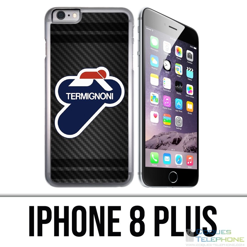 Coque iPhone 8 PLUS - Termignoni Carbone