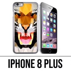 Coque iPhone 8 PLUS - Tigre Geometrique