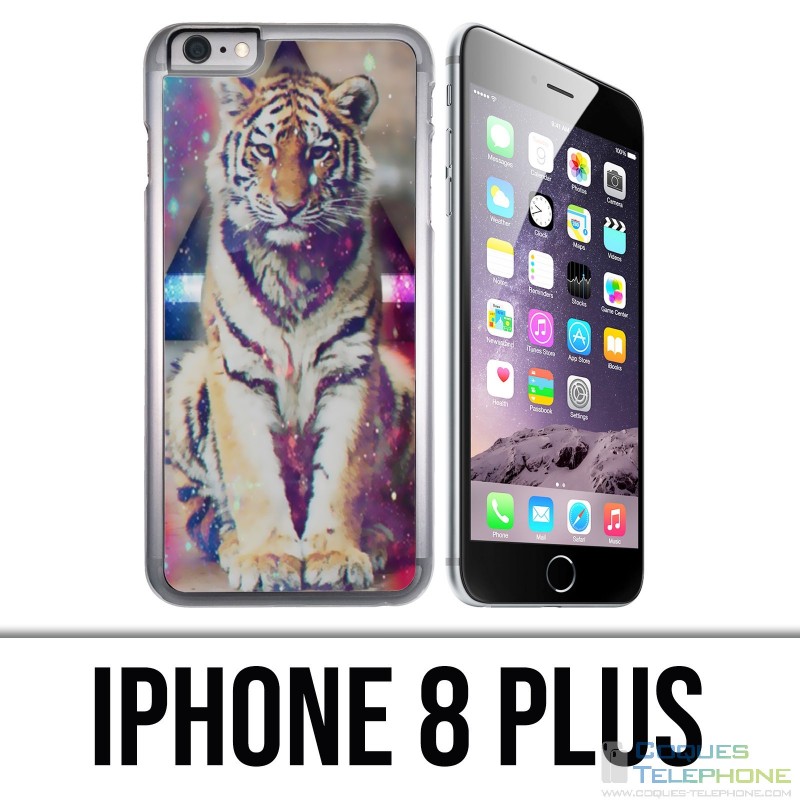 Coque iPhone 8 PLUS - Tigre Swag