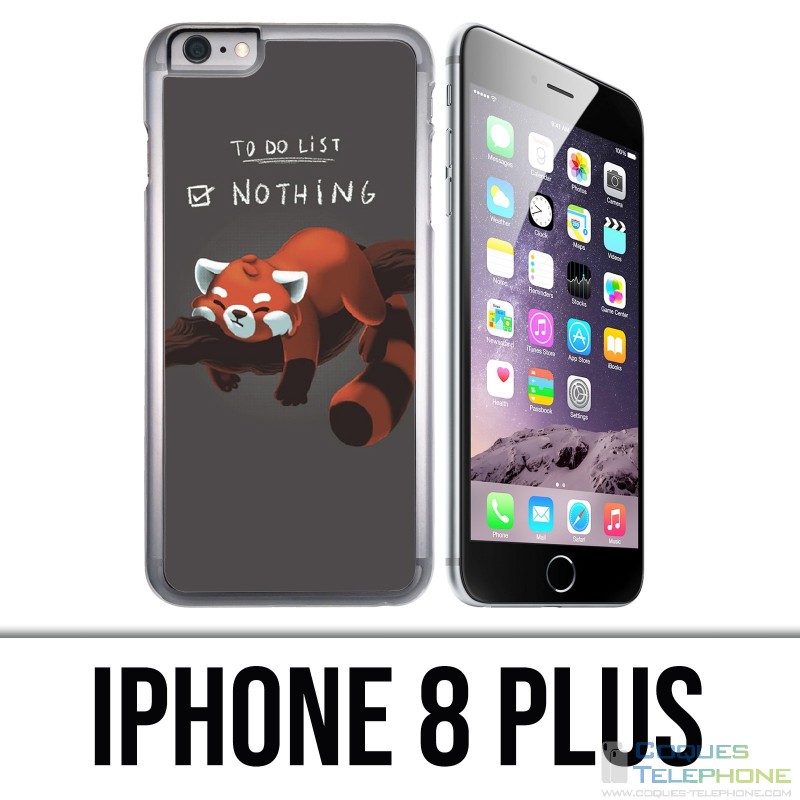 IPhone 8 Plus Hülle - Aufgabenliste Panda Roux