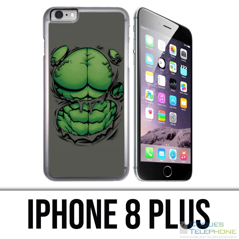 Coque iPhone 8 PLUS - Torse Hulk
