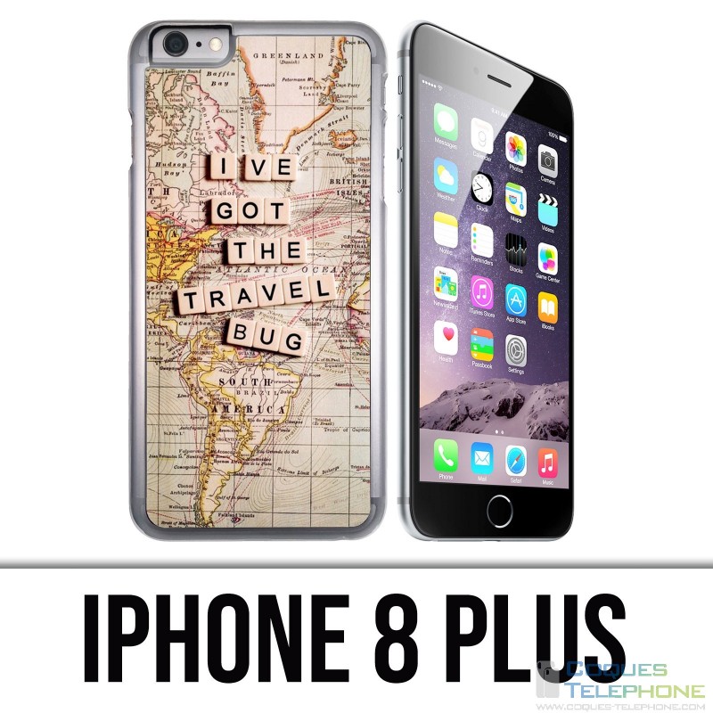 Coque iPhone 8 PLUS - Travel Bug