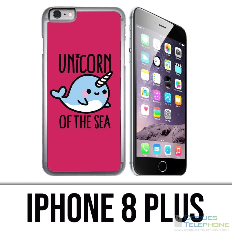Funda iPhone 8 Plus - Unicornio del mar