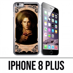 Custodia per iPhone 8 Plus - Vampire Diaries Damon