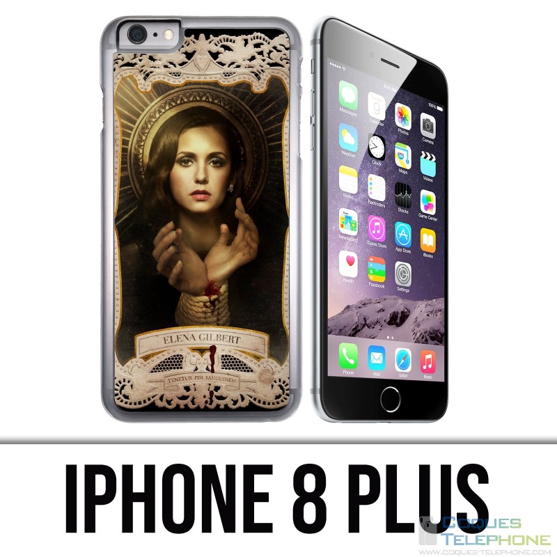 Coque iPhone 8 PLUS - Vampire Diaries Elena