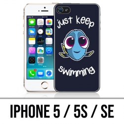 Coque iPhone 5 / 5S / SE - Just Keep Swimming