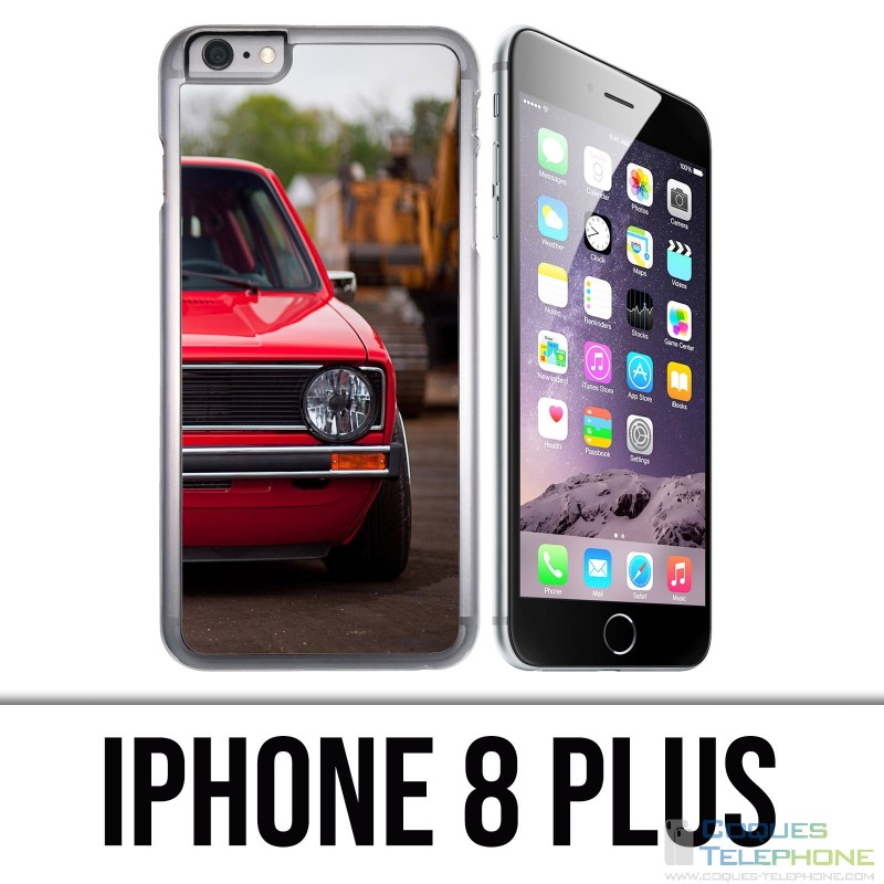 Coque iPhone 8 PLUS - Vw Golf Vintage