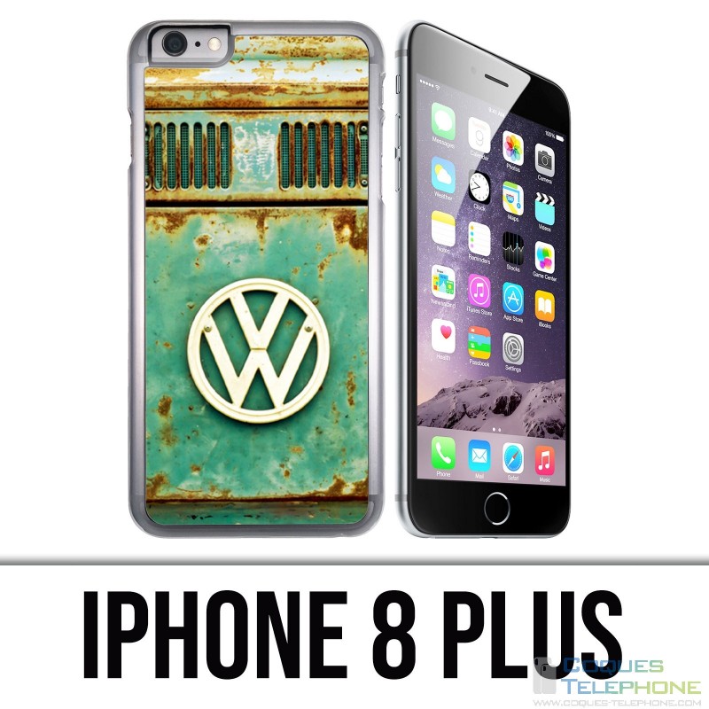 Funda iPhone 8 Plus - Logotipo Vintage Vw