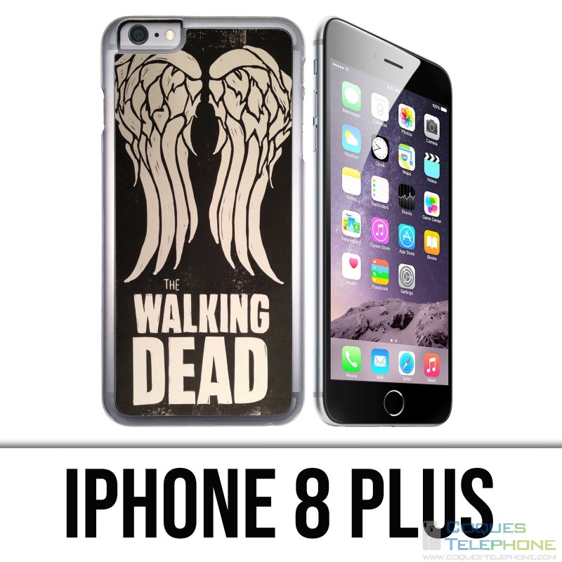 Custodia per iPhone 8 Plus - Walking Dead Wings Daryl