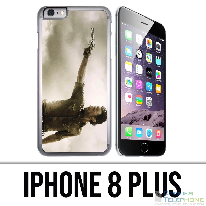 Funda iPhone 8 Plus - Walking Dead Gun