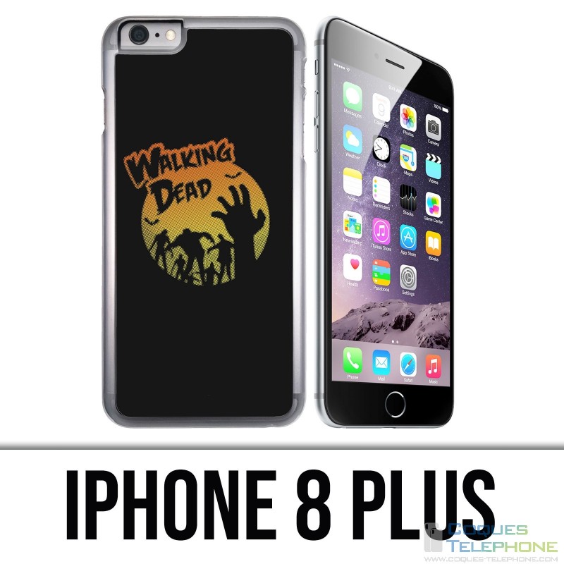 Coque iPhone 8 PLUS - Walking Dead Logo Vintage