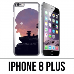 Coque iPhone 8 PLUS - Walking Dead Ombre Zombies
