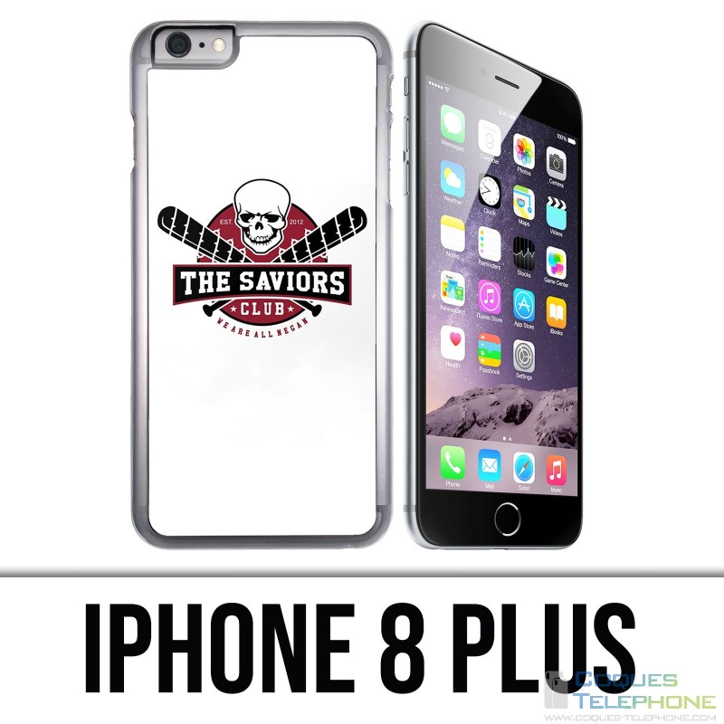 Coque iPhone 8 PLUS - Walking Dead Saviors Club