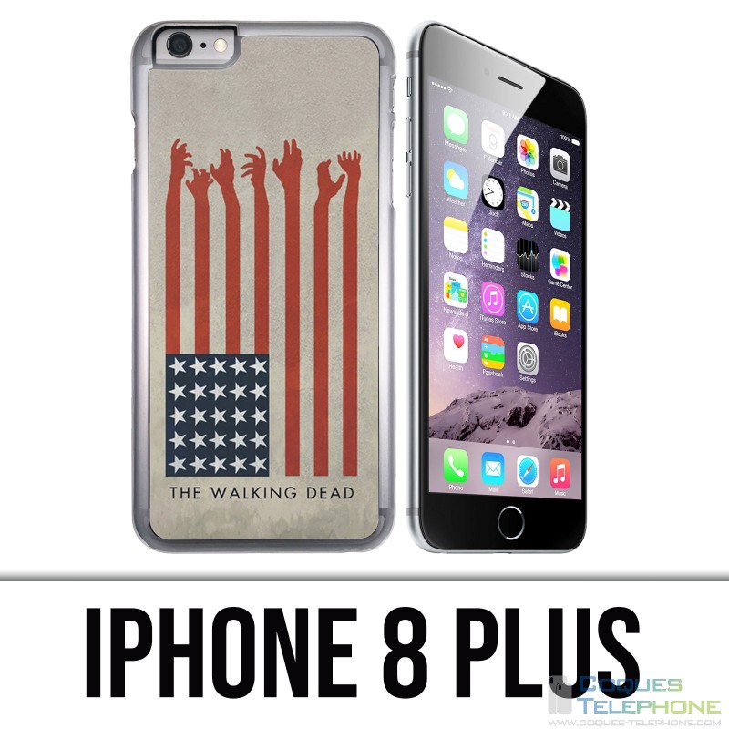 Coque iPhone 8 PLUS - Walking Dead Usa
