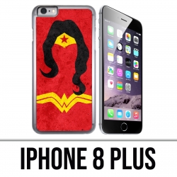 Coque iPhone 8 PLUS - Wonder Woman Art