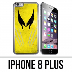 Coque iPhone 8 PLUS - Xmen Wolverine Art Design