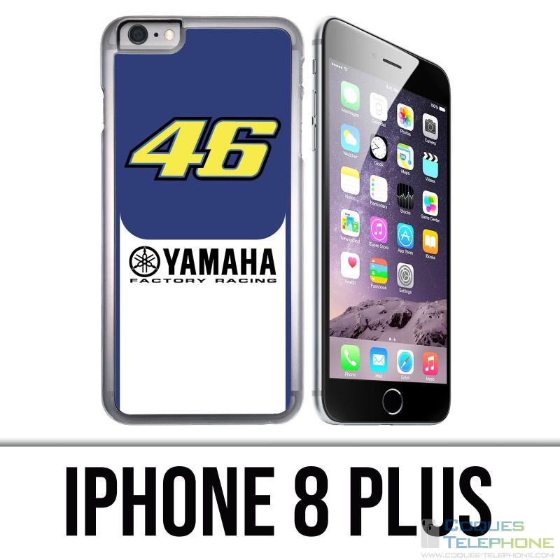 Custodia per iPhone 8 Plus - Yamaha Racing 46 Rossi Motogp
