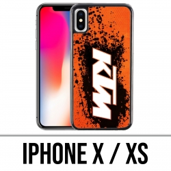 Coque iPhone X / XS - Ktm Logo Galaxy