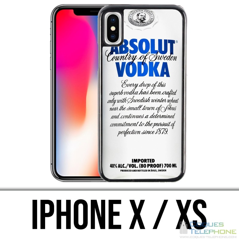 Custodia per iPhone X / XS - Absolut Vodka