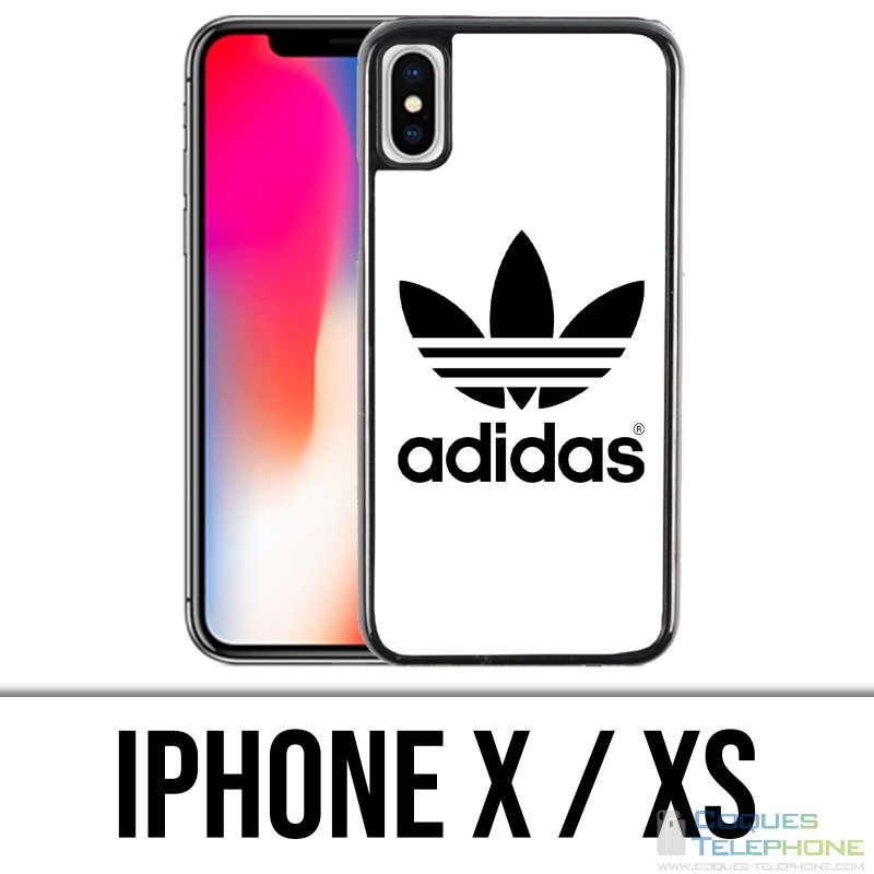 Funda iPhone X / XS - Adidas Classic Blanco
