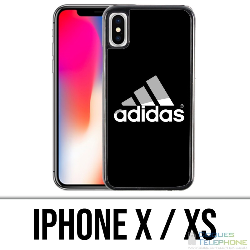 Custodia iPhone X / XS - Logo Adidas nero