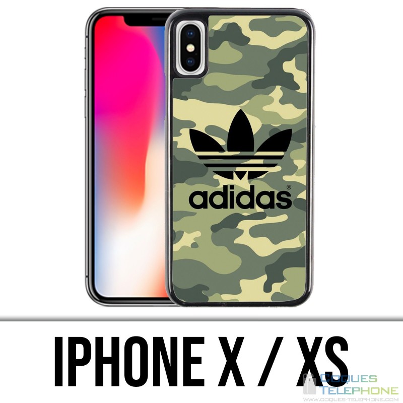 Coque iPhone X / XS - Adidas Militaire