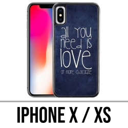 X / XS iPhone Fall - alles, was Sie benötigen, ist Schokolade