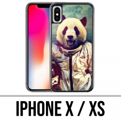 Coque iPhone X / XS - Animal Astronaute Panda