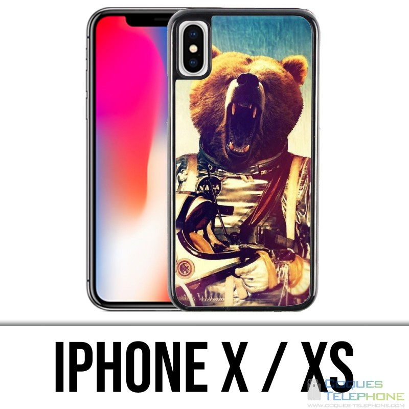 Custodia per iPhone X / XS - Astronaut Bear