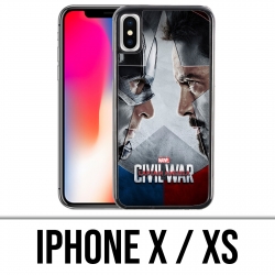 Custodia per iPhone X / XS - Avengers Civil War