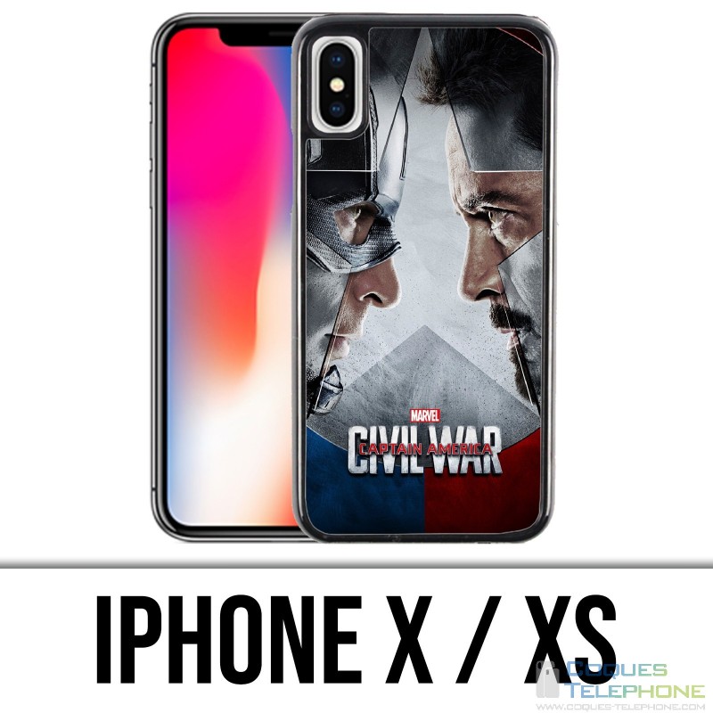 Funda iPhone X / XS - Guerra Civil de los Vengadores