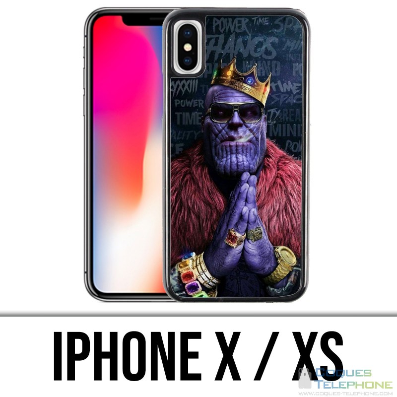 Coque iPhone X / XS - Avengers Thanos King