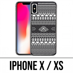 Funda para iPhone X / XS - Gris azteca