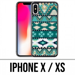 Funda para iPhone X / XS - Verde azteca
