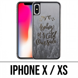 X / XS iPhone Fall - Baby-Kälte draußen