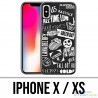 Coque iPhone X / XS - Badge Rock