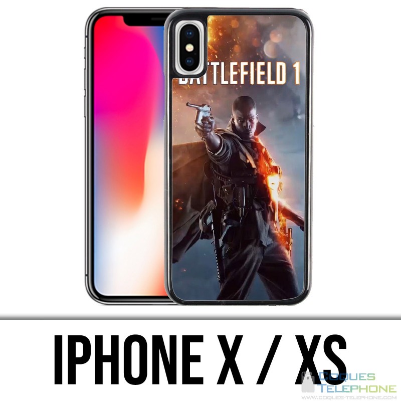 Custodia per iPhone X / XS - Battlefield 1