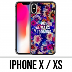 Coque iPhone X / XS - Be Always Blooming