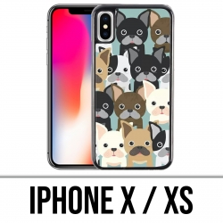 Coque iPhone X / XS - Bouledogues