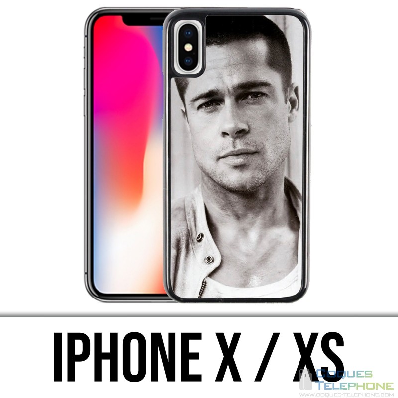 Custodia per iPhone X / XS - Brad Pitt